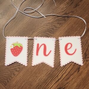 "Berry 1st Birthday" Strawberry Party Decorations